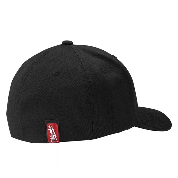 Milwaukee FlexFit Black Fitted Baseball Cap, L/XL - Picture 2 of 9